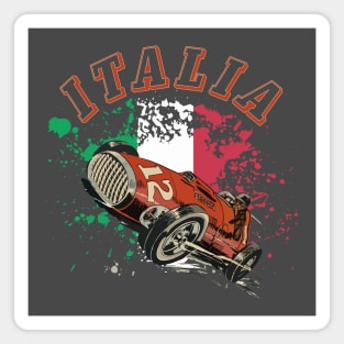 Italian Historic Racing Car Magnet